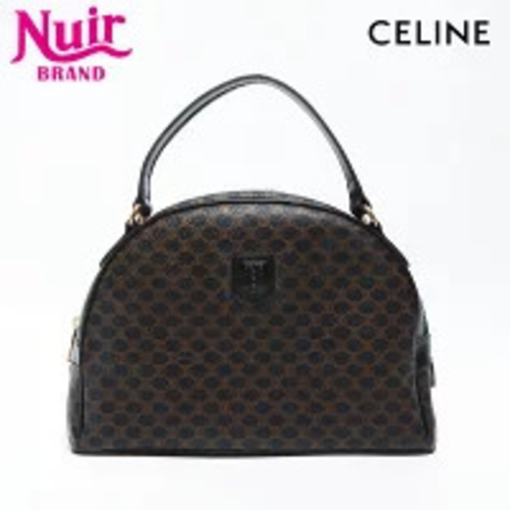 Celine Macadam all over handbag black